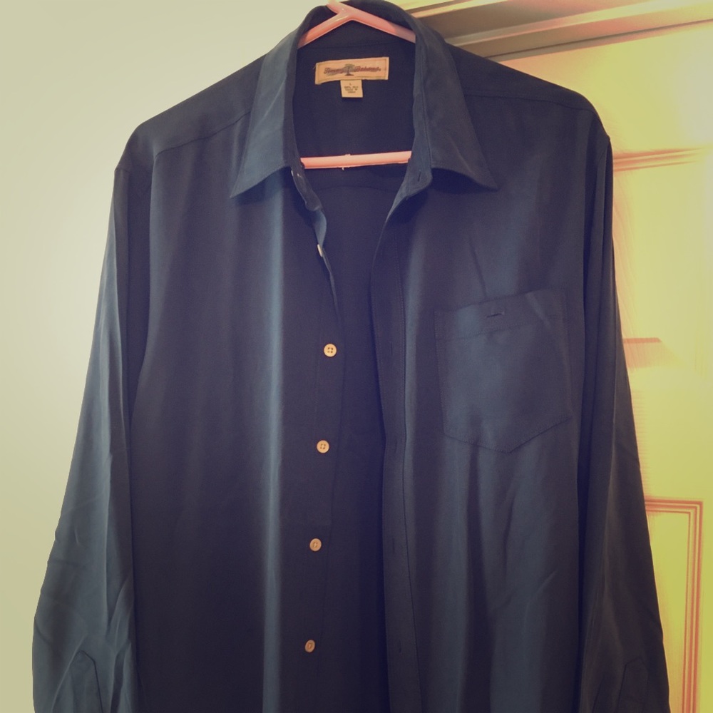 Tommy Bahama long sleeve silk shirt